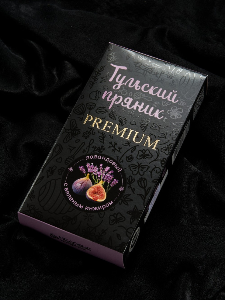 Тульский пряник "Лавандовый с вяленым инжиром" 140 гр