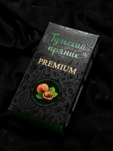 Тульский пряник PREMIUM "С вареной сгущенкой и лесным орехом" 140 гр Тульский пряник PREMIUM "С вареной сгущенкой и лесным орехом" 140 гр