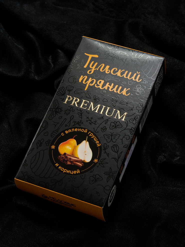 Тульский пряник "С вяленой грушей и корицей" 140 гр Тульский пряник "С вяленой грушей и корицей" 140 гр