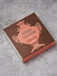 Тульский пряник в коробке "Розовый самовар" 250 гр
