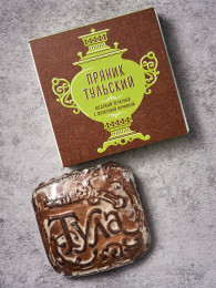 Тульский пряник в коробке "Зеленый самовар" 250 гр