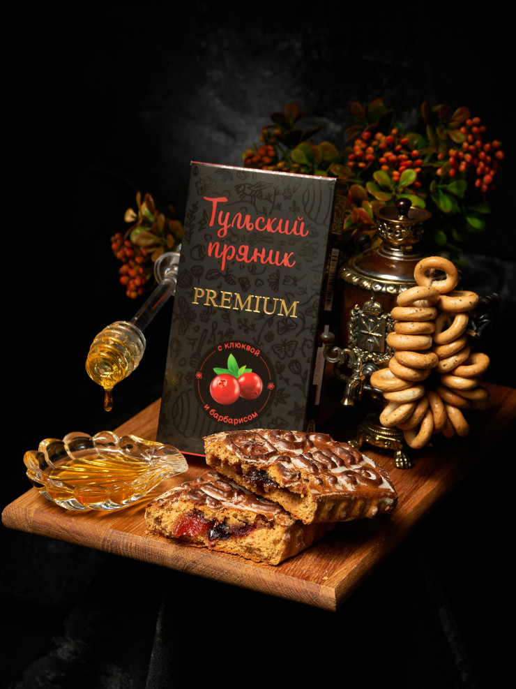 Тульский пряник "С клюквой и барбарисом" 140 гр