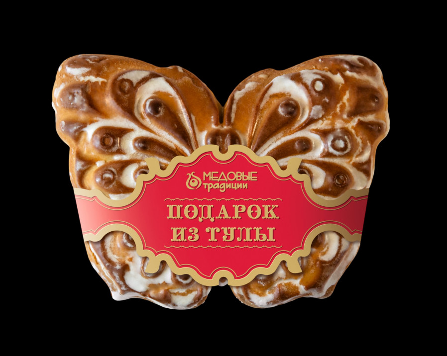 Тульский пряник "Бабочка" 180 гр Тульский пряник "Бабочка" 180 гр