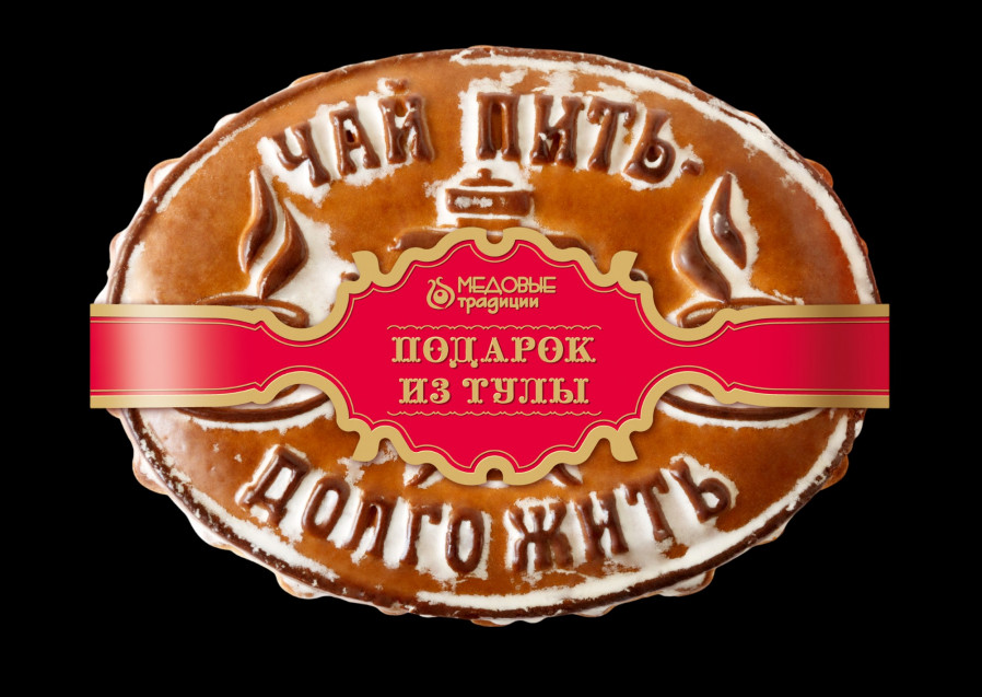 Тульский пряник "Чай пить - долго жить" 350 гр Тульский пряник "Чай пить - долго жить" 350 гр