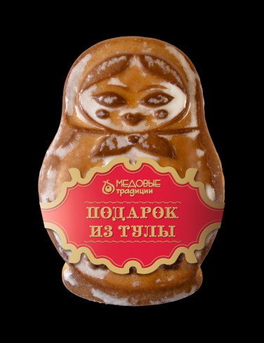 Тульский пряник "Матрешка" с вареной сгущенкой 150 гр Тульский пряник "Матрешка" с вареной сгущенкой 150 гр